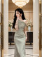 High-End Light Luxury Niche Evening Dress with a Sense of Elegance for Engagement Parties, Can Be Worn Casually, Sophisticated Birthday Dress
