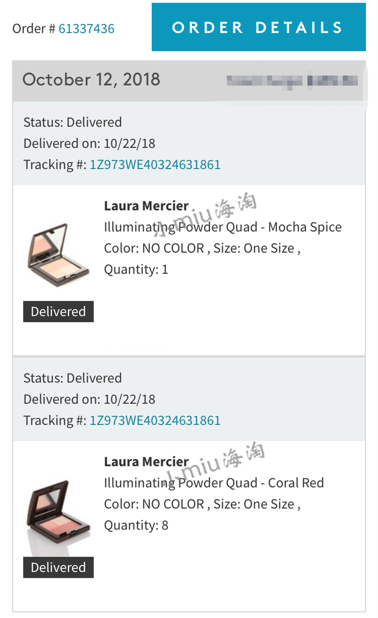 Spot LAURA MERCIER Con lăn LM bốn màu phấn màu bốn màu đỏ san hô đỏ / mocha - Blush / Cochineal má hồng cushion