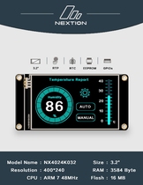 Nextion NX4024K032 3 2 inch human-computer interface HMI enhanced English version official genuine