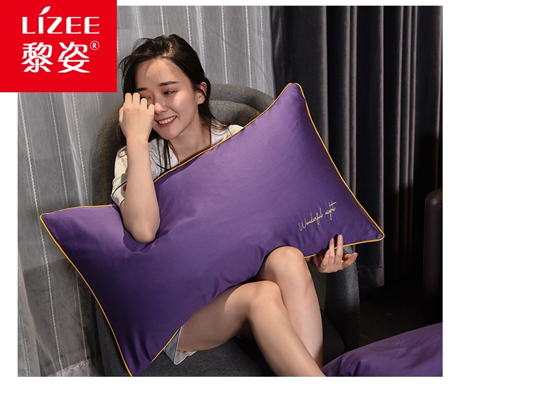 60s cotton đỏ bốn mảnh cotton đôi quilt 1.8m thêu châu Âu dài chủ yếu cotton màu rắn giường - Bộ đồ giường bốn mảnh chăn ga khách sạn