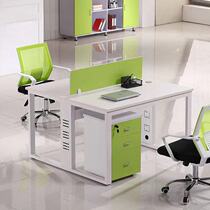 Staff desk card simple modern 24 6 four-person screen station office desk and chair combination computer desk