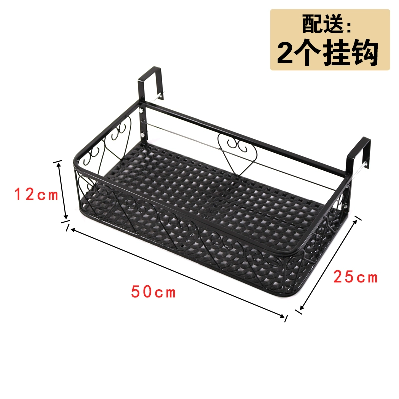 Giá hoa có giá để đồ ban công chậu hoa giá treo mọng nước giá sắt nhiều lớp giá treo bệ cửa sổ lan can ngoài trời chống thấm nước giá sắt treo chậu hoa 