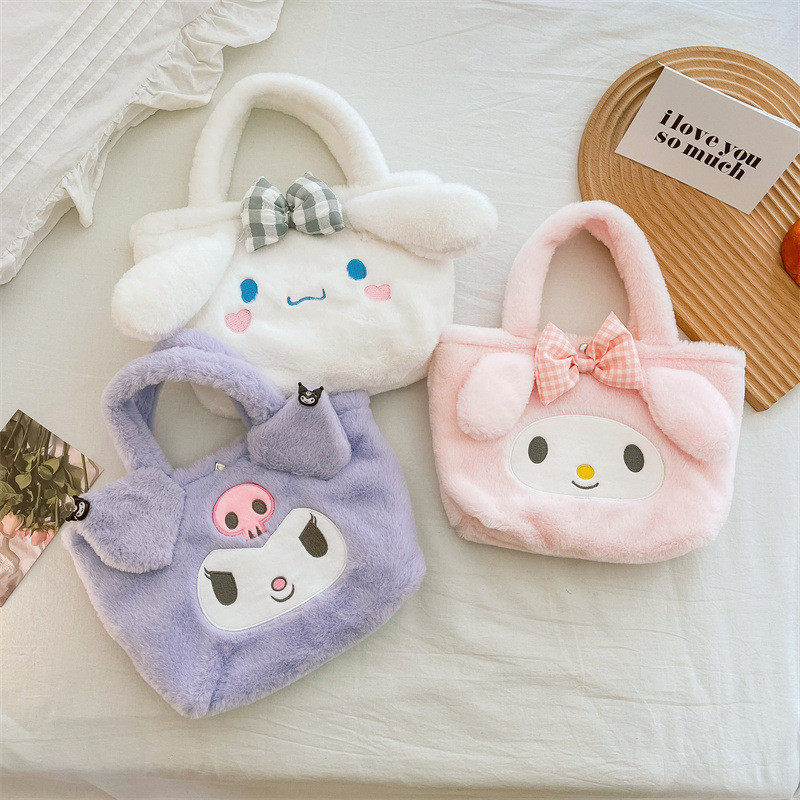 Игрушка sanrio plush bag kuromi handbag my melody cinnamoroll storag OTHER