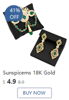 Комбинируемый комплект sunspicems gold color moroccan bride jewelry sets for women OTHER