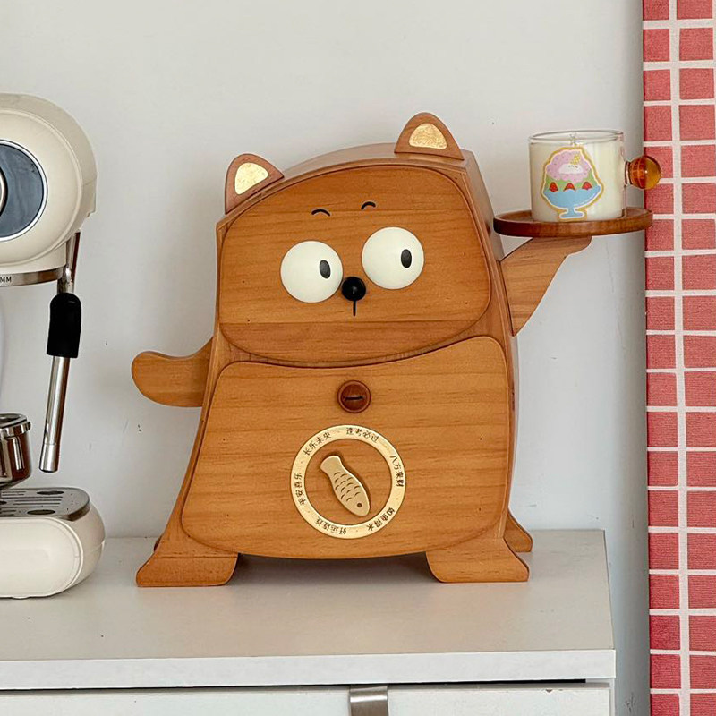 Ящик для хранения из цельного дерева прямоугольное украшение рабочего стола ящик для свадебных подарков для девочек и подруг подарки на новоселье и день рождения