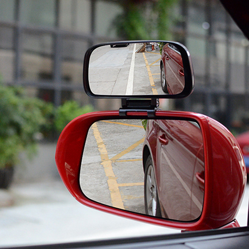Car Blind Area Assisted Rear Mirror Coach Car 360 Rearview Mirror Assisted Mirror Trolley Wide Angle Blind Spot Mirror Rear mirror