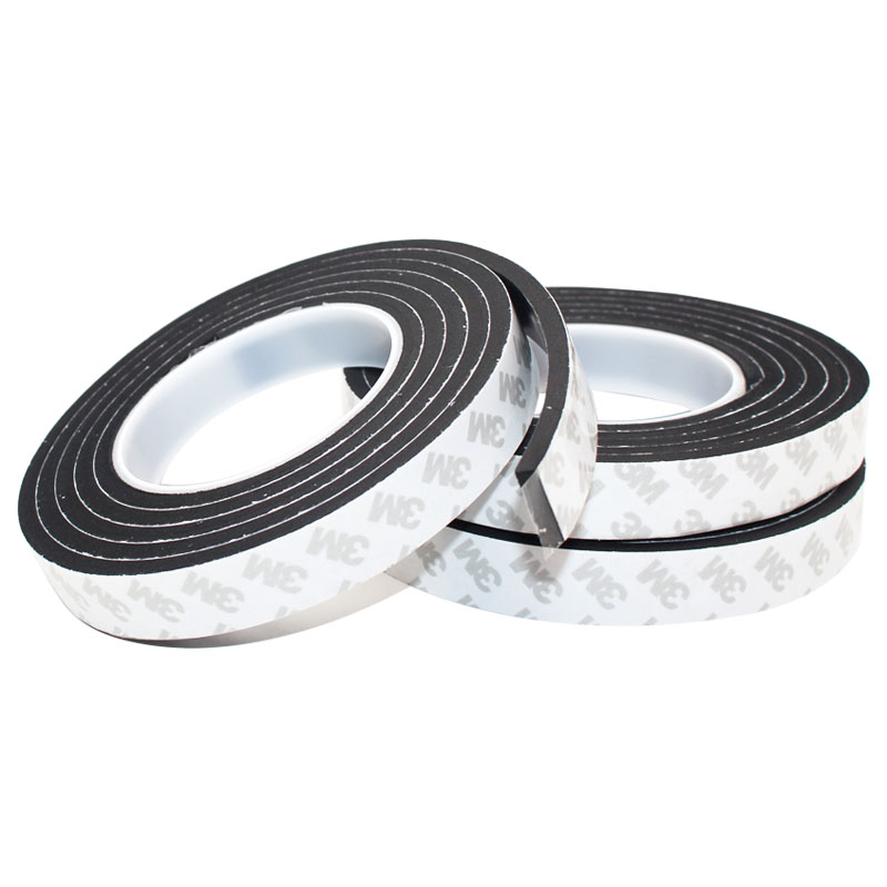 Foam double-sided adhesive vigorously thickened fixed EVA foam sponge adhesive tape anti-shock water sealing adhesive tape black-Taobao