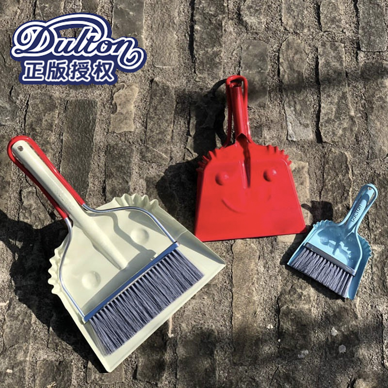 Xiamen Yue Nei Dulton Metal Dustpan and Brush Set Colorful Broom and Dustpan Set Desktop Broom Dust Brush