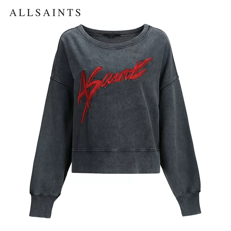 ALLSAINTS Майстер Пиро Асэнт спортивная одежда весна новое повседневное свитер с круглым вырезом WM061S