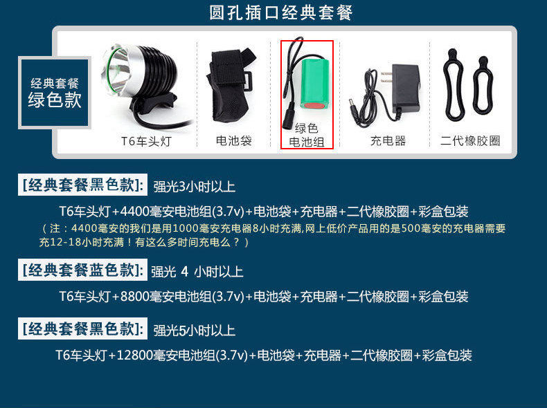 Eclairage pour vélo KINGSIR - phare - Ref 2398857 Image 28