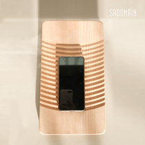 Taiwan Sendman washboard Japanese spruce washboard does not hurt clothing solid wood home mini kneeling washboard