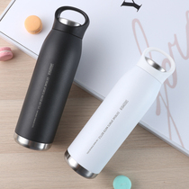 Taiwan Sandman thermos female large capacity simple travel pot Male portable sports 304 stainless steel thermos