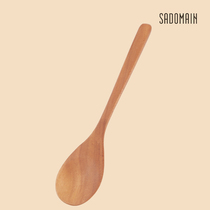 Taiwan Sendman acacia wood mixed spoon long handle cooking spoon rice salad vegetables multifunctional Japanese