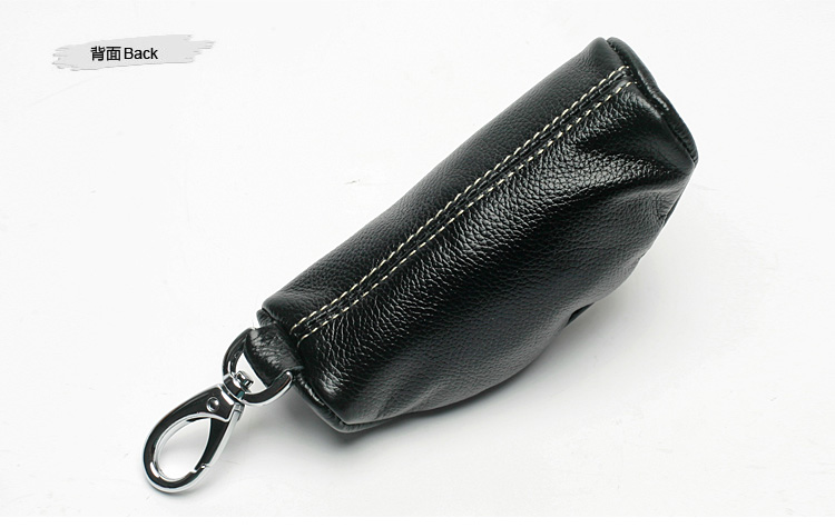 Da mềm da lộn da túi chìa khóa da của nam giới eo khóa nữ phổ xe handmade đơn giản công suất lớn túi lưu trữ ví móc khóa giá tốt