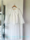 ເຄື່ອງນຸ່ງຂອງເອີຣົບແລະອາເມລິກາວັນພັກ dress lace splicing ສີຂາວ elegant ຍາວ dress ຕ້ານ tank ຍາວ dress wedding dress