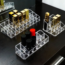 Optional desktop acrylic makeup brush nail polish cosmetics storage box lipstick jewelry display stand transparent oversized