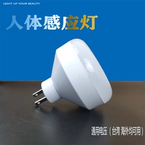 2021 new human body infrared intelligent lengthened light control light staircase corridor aisle socket type induction led night light