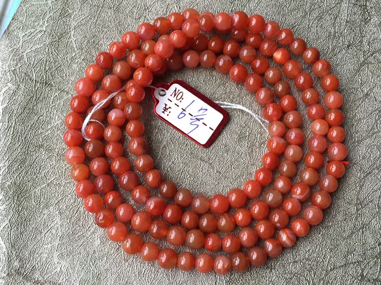 Offer Ưu đãi đặc biệt Vòng đeo tay mã não tự nhiên Nam Tứ Xuyên Jiukou đỏ vòng tay đá thạch anh