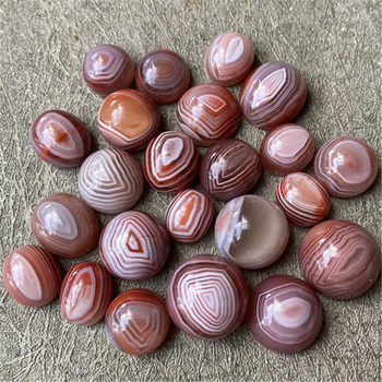 Natural sichuan jiukou nanhong agate characteristic silk-wrapped ring face jade ring inlaid with diy bare stones