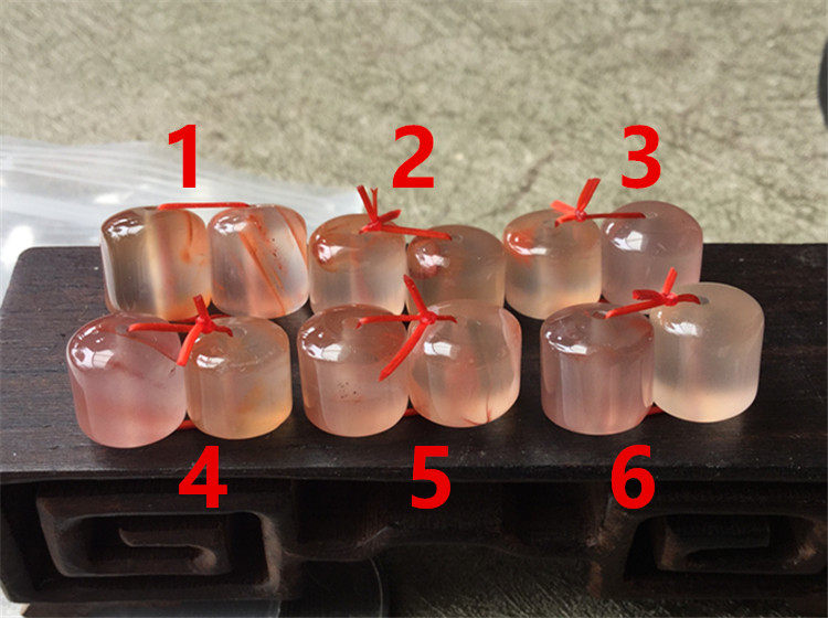 DIY аксессуары 正宗四川南红玛瑙冰飘.荔枝冻老形珠.桶珠..隔珠diy配件 77