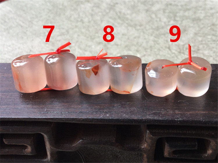 DIY аксессуары 正宗四川南红玛瑙冰飘.荔枝冻老形珠.桶珠..隔珠diy配件 77
