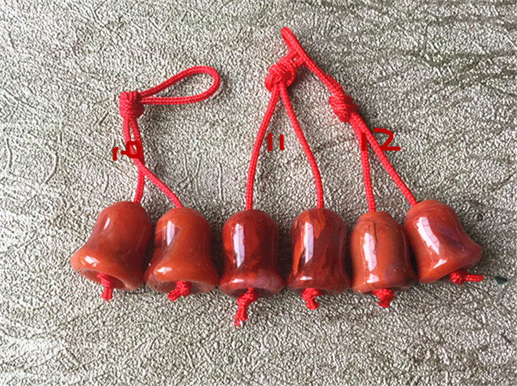 DIY аксессуары 天然川料南红玛瑙柿子红火焰纹.铃铛背云弟子珠diy配件237 OTHER