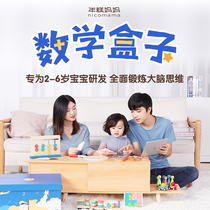 (Rice cake mother math thinking box)Early education enlightenment educational toy Thinking interest training 1 5-4 years old
