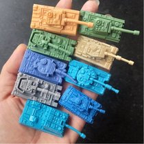 Tank rubber eraser new tank rubber eraser box creative military assembly rubber toy removable assembly