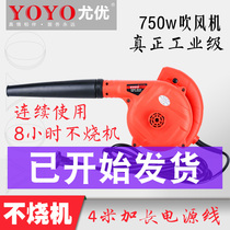 Youyou small blower 220v Industrial computer hair dryer ash blowing electric dust collector Dust blowing ash household