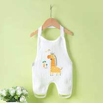 Baby Half Baby Half Baby Belly Belly Summer Thin Baby Legs Newborn with Legs Baby Baby Vest-style Pocket Apron