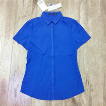 (Big name workplace dress) G home 53247106 slim short sleeve business work solid color shirt shirt Women