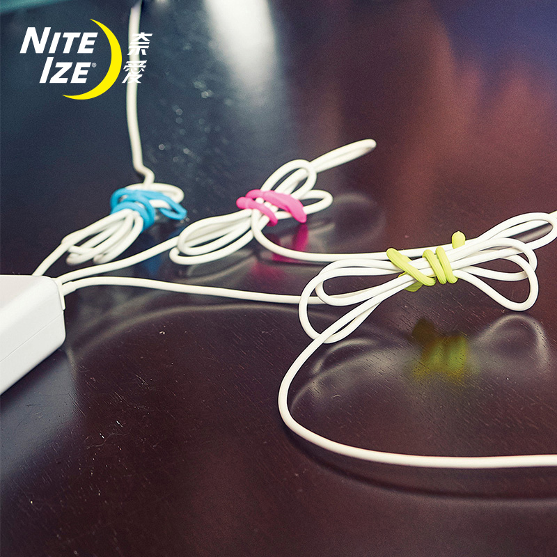 Nei Love Niteize Chic Strap Winder Headphone Strapping Wire data line Binding Strap Multifunction