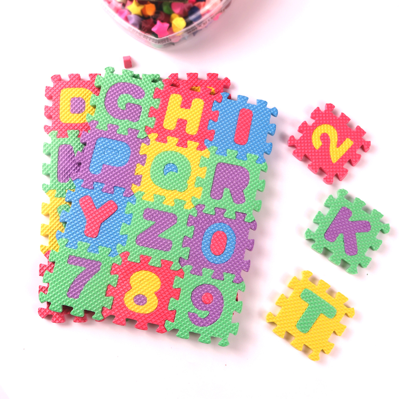 Children's Educational Building Blocks, Alphabet and Number Foam Puzzles, Baby Toys, Student Gifts, Storage, Advanced Level