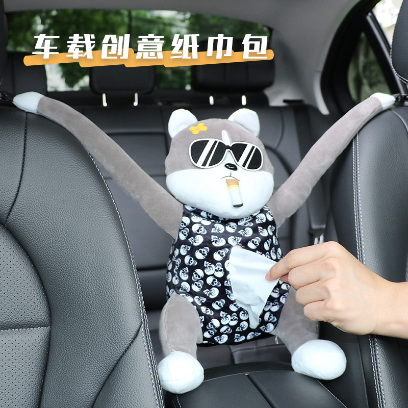Car tissue box drawn car crawler carton carton armchair back drawing pack