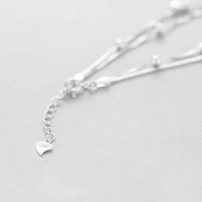 Bracelet de cheville Femme en Argenterie - Ref 3102186 Image 3