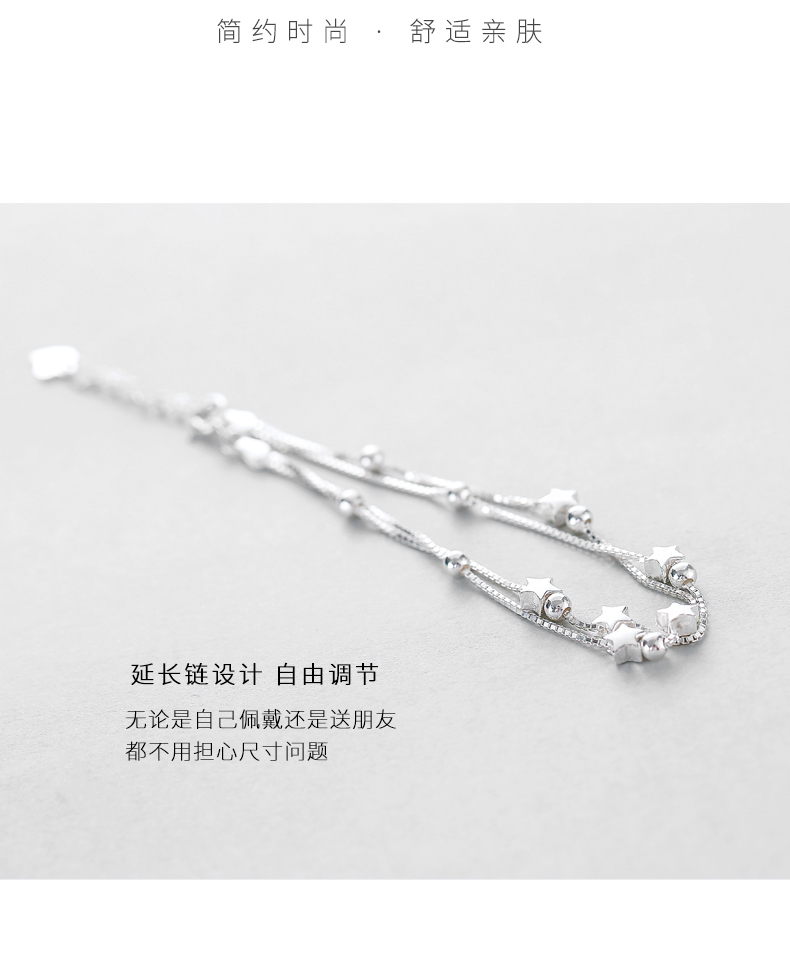 Bracelet de cheville Femme en Argenterie - Ref 3102186 Image 11