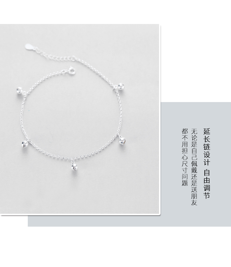 Bracelet de cheville Femme en Argenterie - Ref 3101705 Image 17