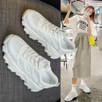 Fried street father shoes women summer 2021 new mesh breathable light tide ins cool thick bottom high white sneakers