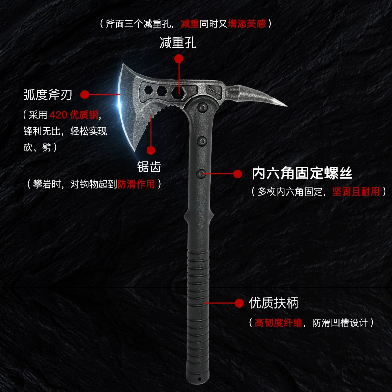 Cắt cạnh cung cấp vũ khí lạnh dao sinh tồn dao rèn rìu trong nước tomahawk vũ khí sinh tồn tự vệ ngoài trời dao chặt lớn - Công cụ Knift / công cụ đa mục đích