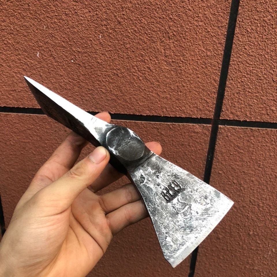 Two busy axes Logging axes Carpentry axes Hand forged Outdoor camping axes