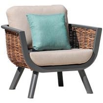 Outdoor Sofa Patio villa Minjuku Balcony Vine Chair Open-air Waterproof Outdoor Garden Terrace Rattan-Sofa Combinations