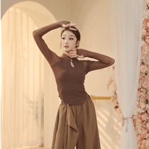 Dance wear womens adult tops modern 2024 autumn new style body practice dance teachers only