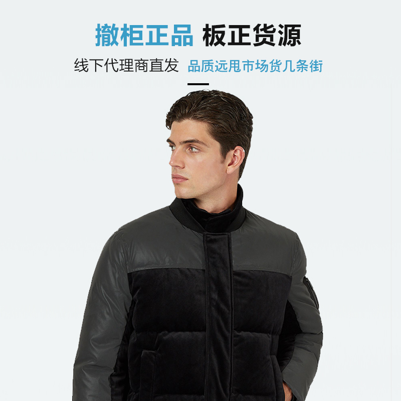 Men's business casual winter warm down jacket male