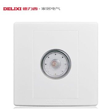 Delixi 86 switch socket CD210 series one acousto-optic switch panel