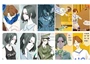 Thị trường Thành phố Anime Ngoại vi Xe buýt không thấm nước Cơ sở Thẻ Rice Card Crystal Scrub Thẻ Sticker 10 tờ - Carton / Hoạt hình liên quan ảnh nhãn dán