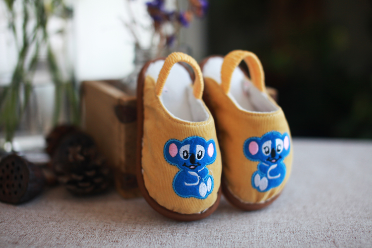 Chaussons enfants en coton pour hiver - semelle autre - Ref 1009984 Image 13
