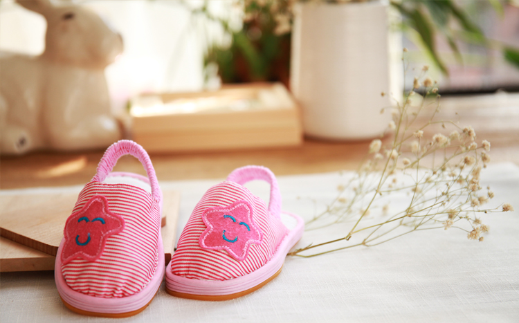 Chaussons enfants en coton pour printemps - semelle tendon - Ref 1011578 Image 7