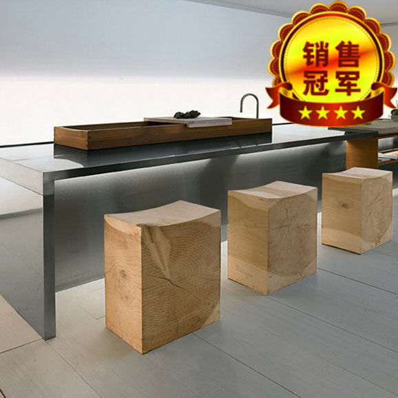 American Creative Personality Fashion Brief New Wooden Mound Designer Furniture Wooden Bench Living Room Home Solid Wood Chair Stool