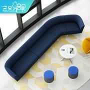 Sofa văn phòng kết hợp miễn phí góc đồ nội thất hình chữ L sofa công ty lớn khu vực nối - Nội thất văn phòng
