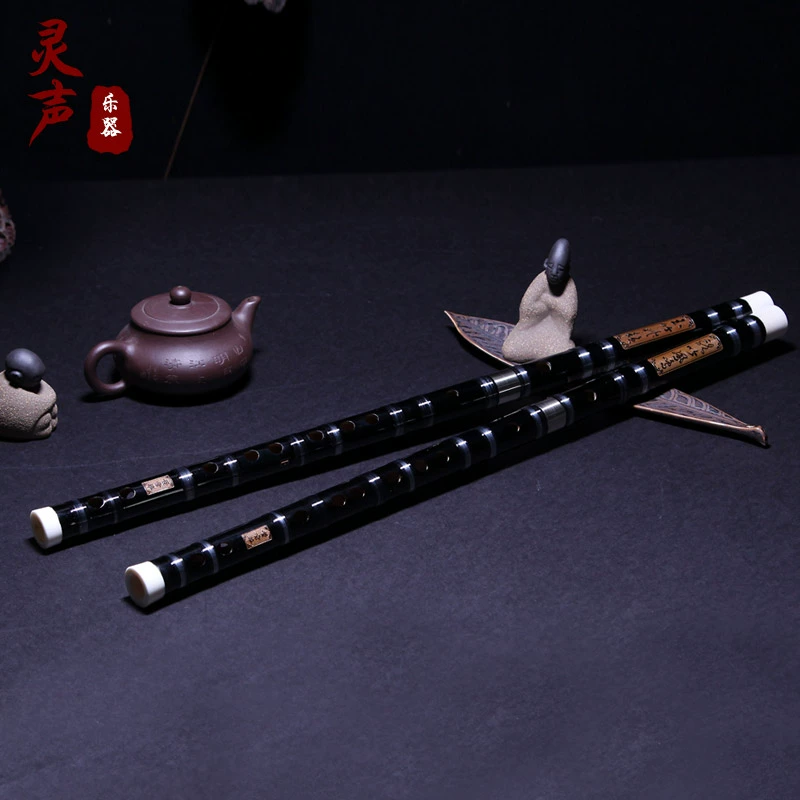 Bộ sáo của nhạc cụ Lingsheng chính hãng, sáo đen đặc trưng của Dong Xuehua, sáo 5 khúc CDEFG điệu, sáo trúc, sáo ngang - Nhạc cụ dân tộc